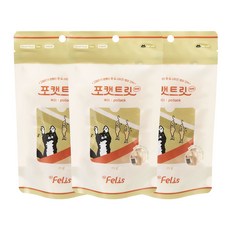 닥터펠리스 포캣트릿 고양이 간식, 북어, 25g, 3개