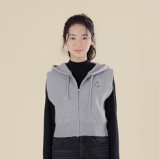 ILoveJ Kozle 短版針織開襟背心