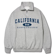 ILLUSO 男女通用 特殊雙面棉 加州 USA 半拉鍊 大學T