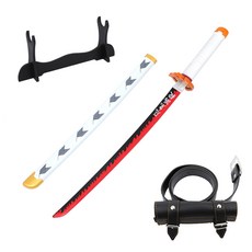 DAEHAN 鬼滅之刃角色扮演道具劍 KAL-M14 M號+腰帶 KAL-BT01, 黑色的