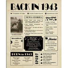 復古黑白海報 23