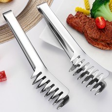 YOL 全不鏽鋼 304 義大利麵夾, 銀色, 2個