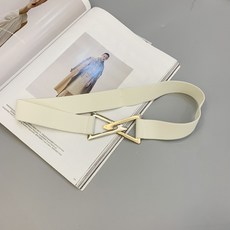 멜트인 버뮤다 골드 버클 스판 여자 벨트