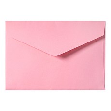 2Youngdesign 彩虹粉彩邀請卡明信片信封, 50個, 甜粉色