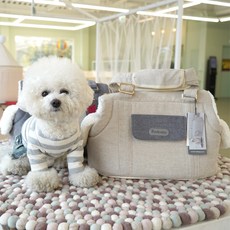 REDPUPPY 寵物 The Tilla 外出提籠, 米色, 1個