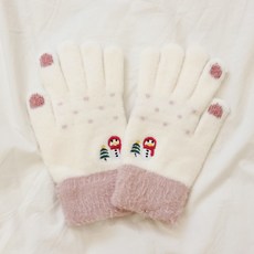 ROROCHAT 孩童刺繡保暖手套