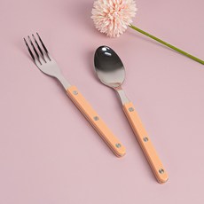 티니블랑 레브 1인 양식 디너 커트러리 세트, 피치퍼즈, 1세트, 디너스푼 + 디너포크