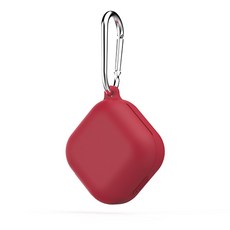 A-Home Galaxy Buds Pro / Live 矽膠鑰匙圈保護殼, 酒紅色, GBSKC-RW