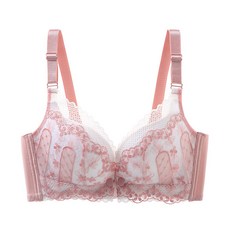 Alleophom 網眼蕾絲前開式哺乳內衣