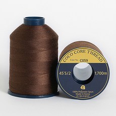COTTONVILLE Coco Thread 優質縫紉線 45S/2 1700m, C059, 2入