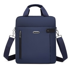 男款簡約側背包 MB028, 藍色