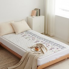 crivel 碳素熱線 高級棉混紡電熱毯 YH-403, 白色雪花, 雙人(135 x 180 cm)