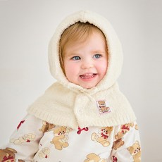 mollimelli 兒童泰迪針織巴拉克拉瓦帽