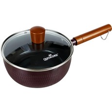 QUEEN SENSE IH電磁爐適用附蓋單柄鍋, 混色, 18cm