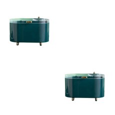 스탠드 립스틱 대형 정리통 YT_RA1567, 그린, 2개