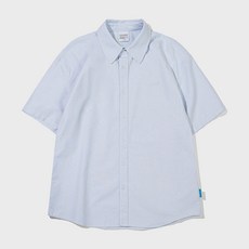 코드그라피 남녀공용 시티보이 옥스포드 반소매 셔츠