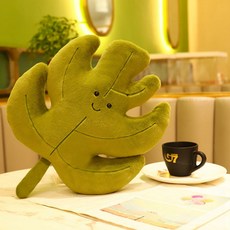 unheve 葉子造型抱枕, A 綠葉
