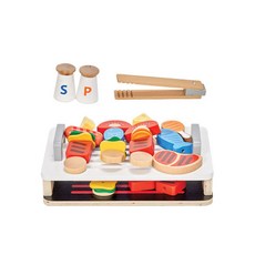 FIESTA 木製烤肉扮家家酒玩具組, 混色