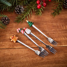 Modern House 瑪莉熊樹脂茶叉4件組, 混合色, 1套