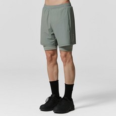 mulawear 男款分層設計運動4分短褲 MMNCSP606