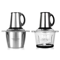 PINELIVING 不銹鋼萬能切碎器 3L, 銀, 1個