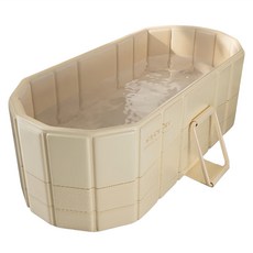 Leben pick 折疊式半身浴桶 一般型, 米色, 1個