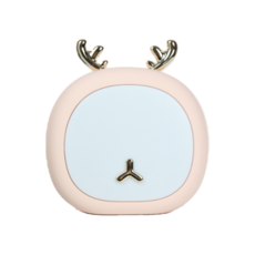 Eden Market 魯道夫兔兔 亮度調節 USB充電式 觸控情境燈, 魯道夫粉