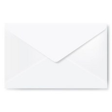 文具村 明信片卡片信封 中號 12 x 18 cm 白色 100入, 100個