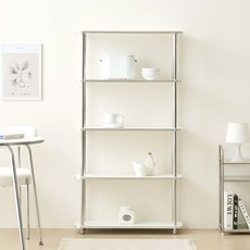 루시드 사각 선반 1000, 화이트, 5단