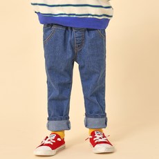 초코몽 아동용 테이 기모 데님