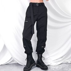 ULTRAFASHION 女款 Losca 拉鍊工裝束口褲