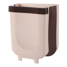 E.City 家用折疊櫃門掛式分類收納桶 300g, 淺咖色