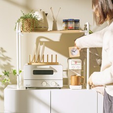 Itemtok Woodi 原木寶寶用餐區層架, 樺木白, 1個