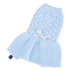 DING DONG PET 寵物 Puri 針織連身裙, 藍色