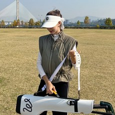 Pippin 高領抽繩短版鋪棉背心 66207