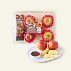 사과일병구하기 GAP 인증 못난이 사과 + 헤이즐넛 스프레드 세트, 1kg, 1세트