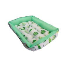 맘피스 반려동물 푹신하고 편한 쿨링 방석, 그린, 1개