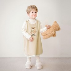 mollimelli 兒童夢幻熊睡眠背心