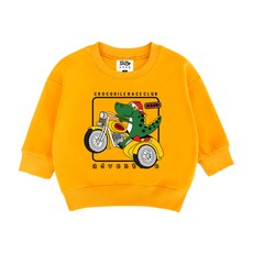 KIDSCREW Race Club童款恐龍插圖大學T