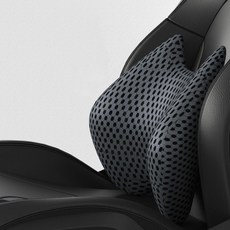 Ez2mk MS-10 통기성 아이스실크 메모리폼 자동차 쿠션, 다크그레이, 1개