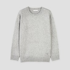 클라비스 여성용 도톰 R 넥 풀오버 니트