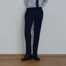 MIND BRIDGE 男士錐形織紋變形鬆緊帶長褲 M1PT2101