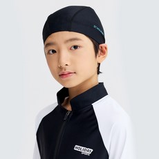 에스티홀리데이 아동용 수영모 C255-61, 블랙, 1개