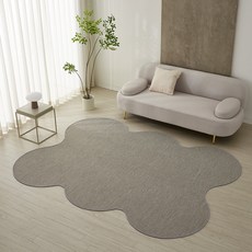 워셔블 사이잘룩 루프 비정형 츄이스 러그