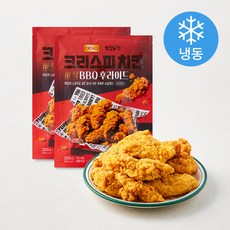랭킹닭컴 BBQ 크리스피 치킨 후라이드 (냉동), 300g, 2개