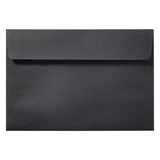 2Youngdesign 長方形信封, 黑色, 100入