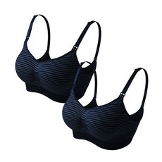지앤와이 스트라이프 임부 수유브라 2p