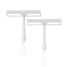 手壓式擠水器 + 無痕掛勾套組 白色, 2個