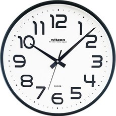 簡約靜音掛鐘, 黑色的