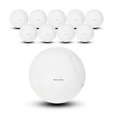 마켓플랜 테니스 의자 발 커버, 화이트, 10개